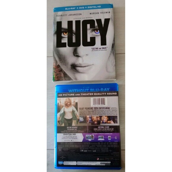 Lucy (Blu-ray + DVD, 2015) Action Movie Scarlett Johansson, Morgan Freeman LN - Picture 4 of 4